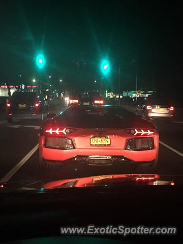 Lamborghini Aventador spotted in Hewlett, New York