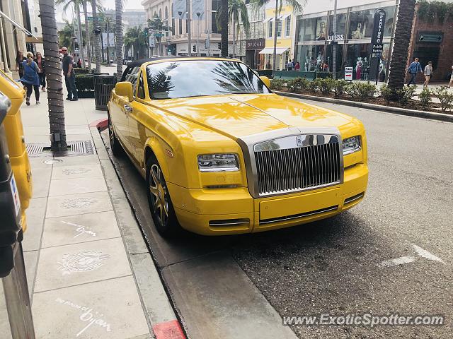 Rolls-Royce Phantom spotted in Beverly Hills, California