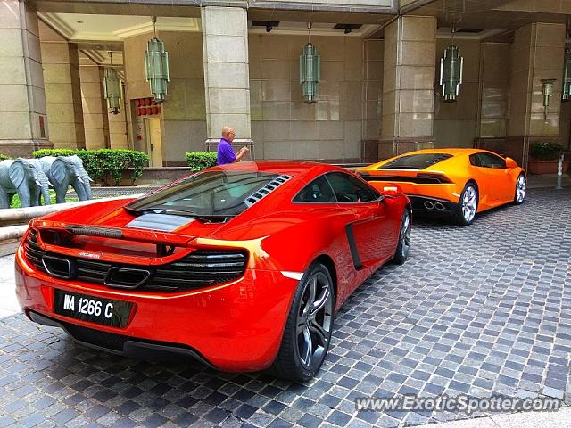 Mclaren MP4-12C spotted in Kuala lumpur, Malaysia