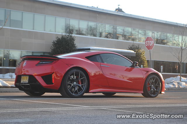 Acura NSX spotted in Summit, New Jersey