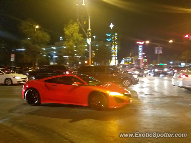 Acura NSX spotted in Las Vegas, Nevada