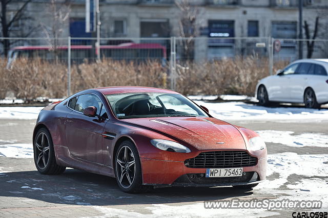 Aston Martin Vantage spotted in Warsaw, Poland