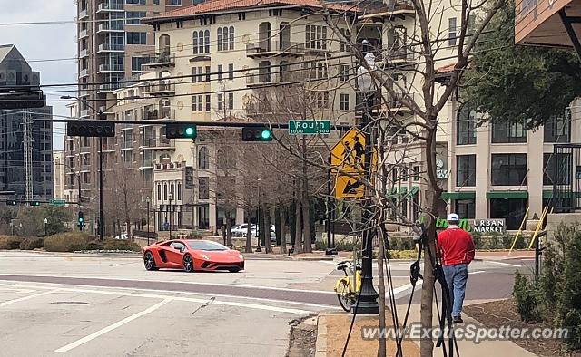 Lamborghini Aventador spotted in Dallas, Texas