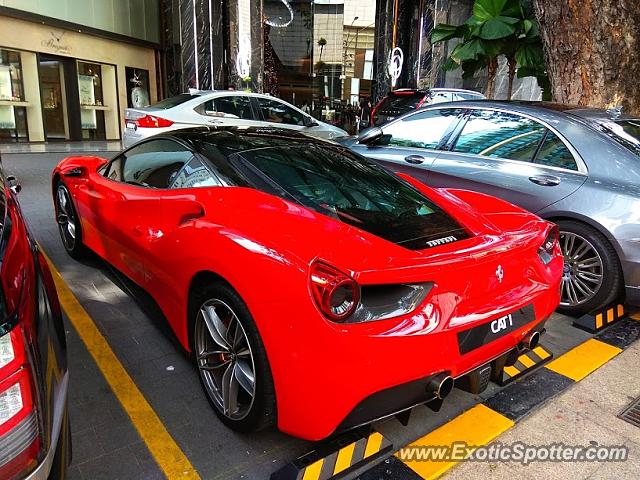 Ferrari 488 GTB spotted in Kuala lumpur, Malaysia