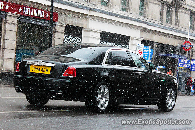 Rolls-Royce Ghost spotted in London, United Kingdom