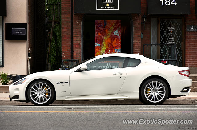 Maserati GranTurismo spotted in Toronto, Canada