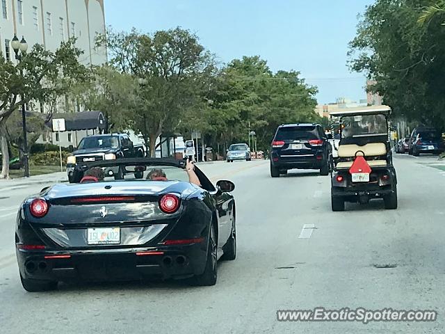 Ferrari California spotted in Ft Lauderdale, Florida