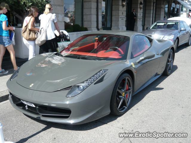 Ferrari 458 Italia spotted in Geneva, Switzerland