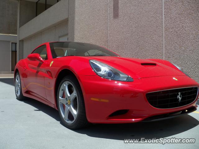 Ferrari California spotted in Houston, Texas