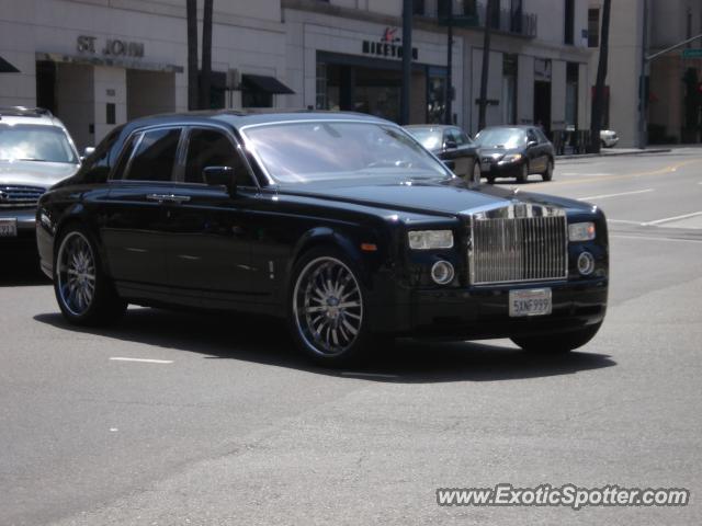 Rolls Royce Phantom spotted in Beverly Hills, California