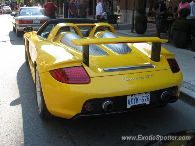 Porsche Carrera GT spotted in Toronto Ontario, Canada