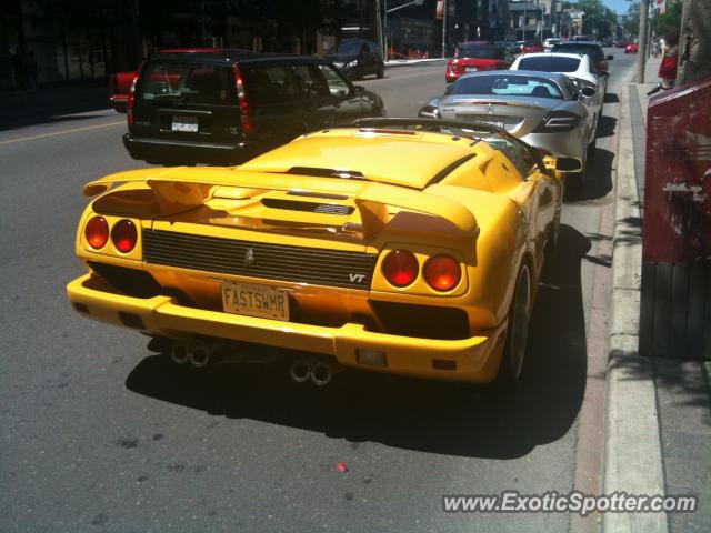 Lamborghini Diablo spotted in Torotno Canada , Canada