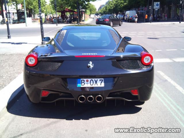 Ferrari 458 Italia spotted in Berlin, Germany