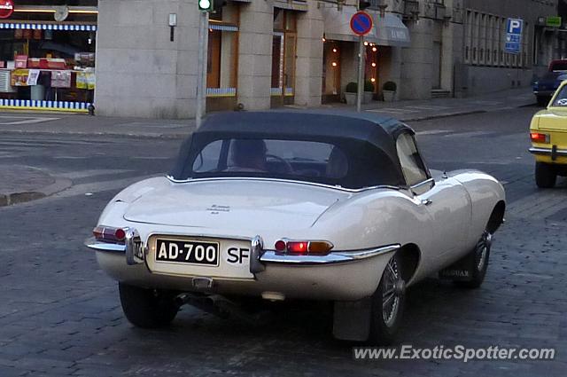 Jaguar E-Type spotted in Helsinki, Finland