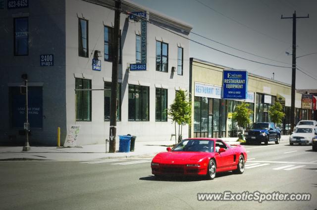 Acura NSX spotted in Seattle, Washington