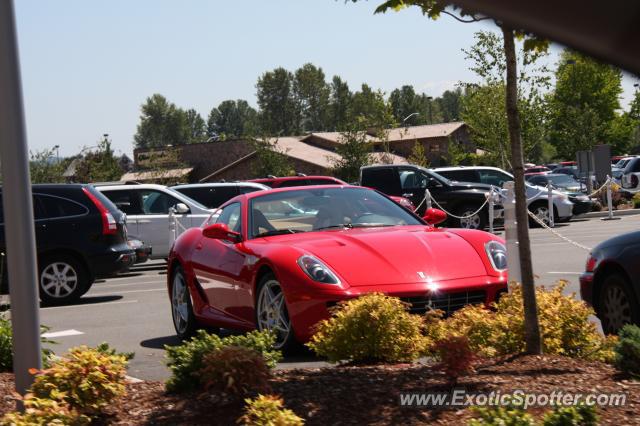 Ferrari 599GTB spotted in Tukwila, Washington