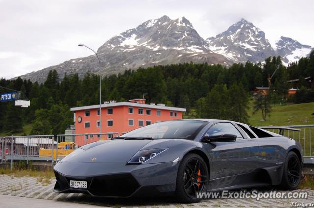 Lamborghini Murcielago spotted in St. Moritz, Switzerland