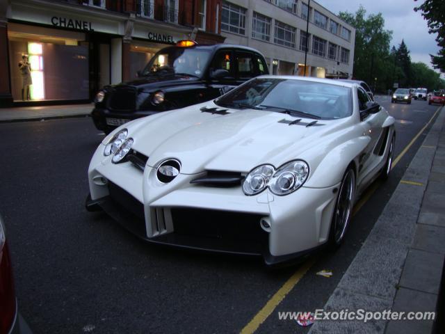 Mercedes SLR spotted in London, United Kingdom