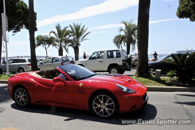 Ferrari California spotted in Cannes, France