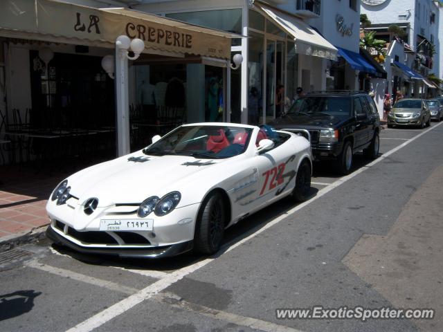 Mercedes SLR spotted in Porto Banus, Spain