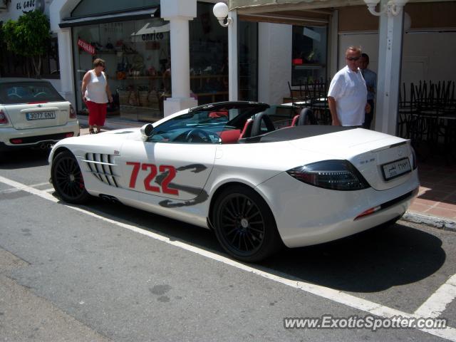 Mercedes SLR spotted in Porto Banus, Spain