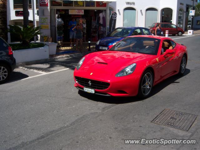 Ferrari California spotted in Porto Banus, Spain