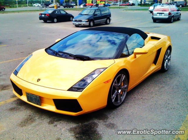 Lamborghini Gallardo spotted in London Ontario , Canada
