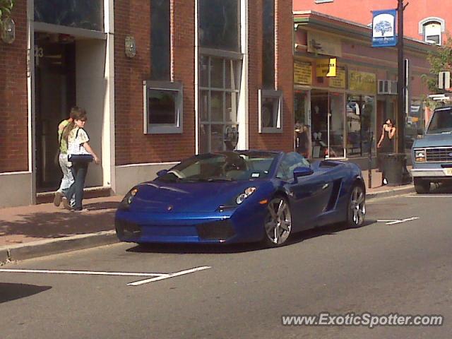 Lamborghini Gallardo spotted in Bound Brook, New Jersey