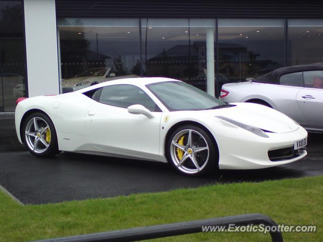 Ferrari 458 Italia spotted in Birmingham, United Kingdom