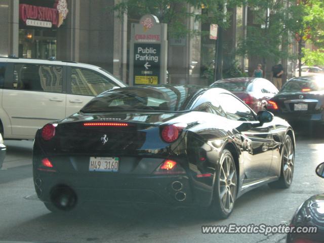 Ferrari California spotted in Chicago, Illinois