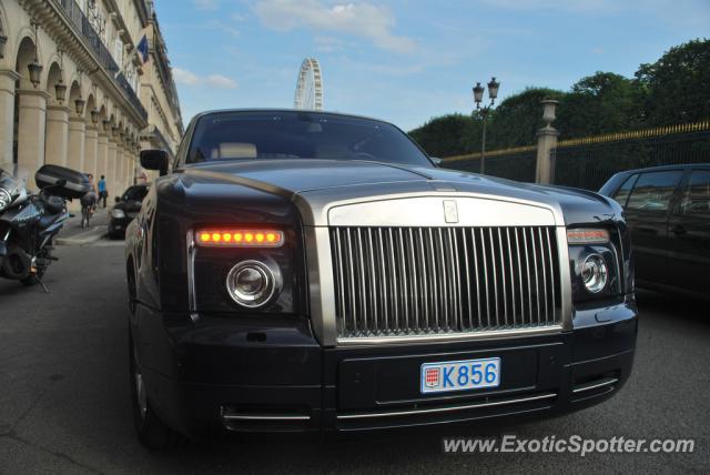 Rolls Royce Phantom spotted in Paris, France