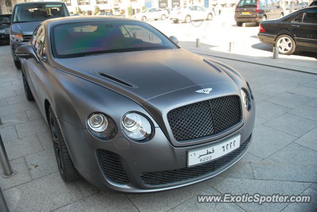 Bentley Continental spotted in Paris, France