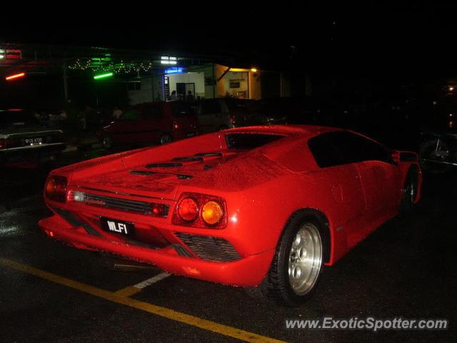 Lamborghini Diablo spotted in Malacca, Malaysia