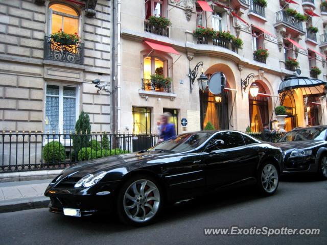 Mercedes SLR spotted in Paris, France