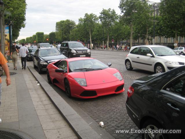 Lamborghini Murcielago spotted in Paris, France