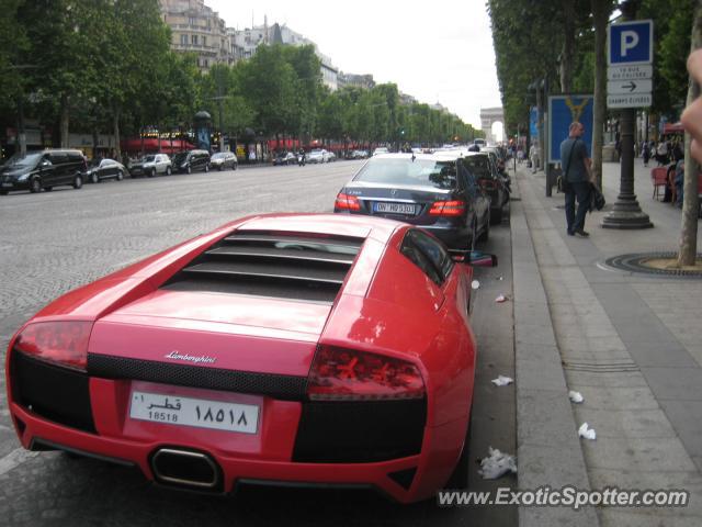 Lamborghini Murcielago spotted in Paris, France