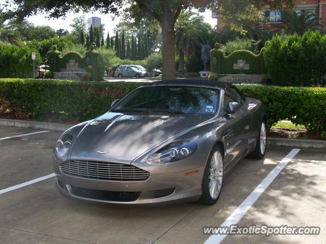 Aston Martin DB9 spotted in Houston, Texas