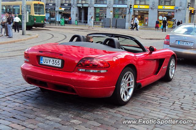 Dodge Viper spotted in Helsinki, Finland