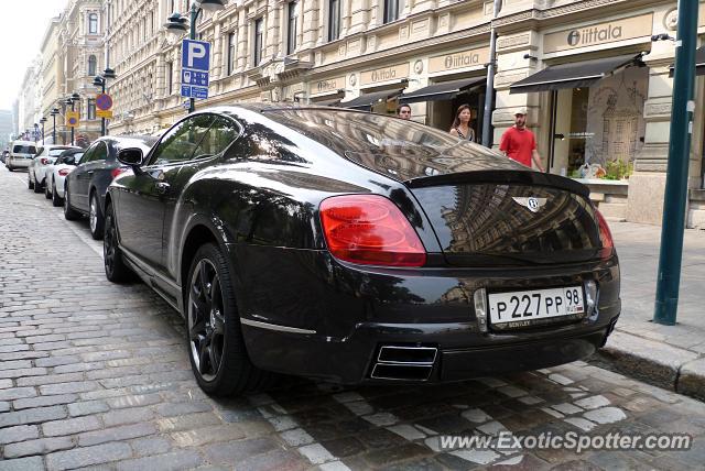 Bentley Continental spotted in Helsinki, Finland