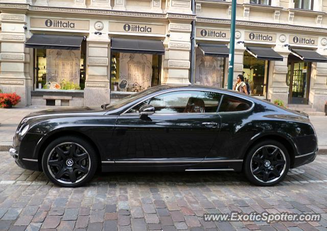 Bentley Continental spotted in Helsinki, Finland