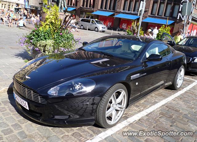 Aston Martin DB9 spotted in Helsinki, Finland