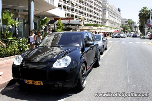 Porsche Cayenne Gemballa 650 spotted in Cannes, France