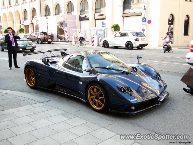 Pagani Zonda spotted in Munich, Germany