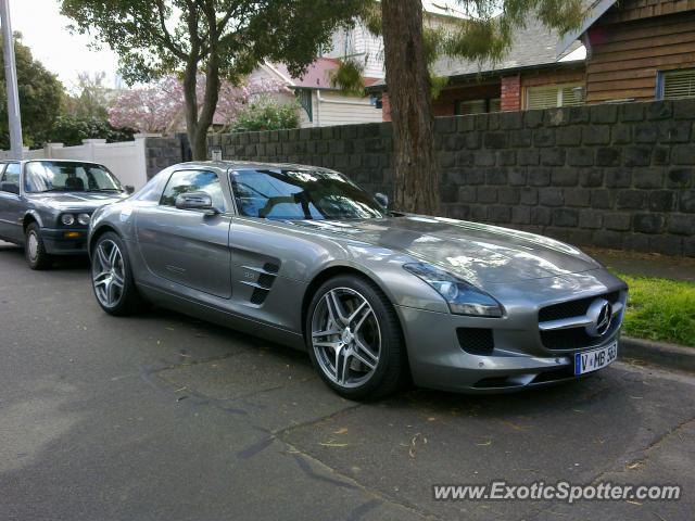 Mercedes SLS AMG spotted in Melbourne - Brighton (Vic), Australia