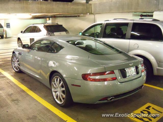 Aston Martin DB9 spotted in Houston, Texas