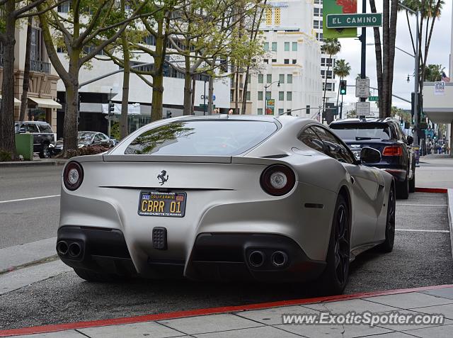 Ferrari F12 spotted in Beverly Hills, California