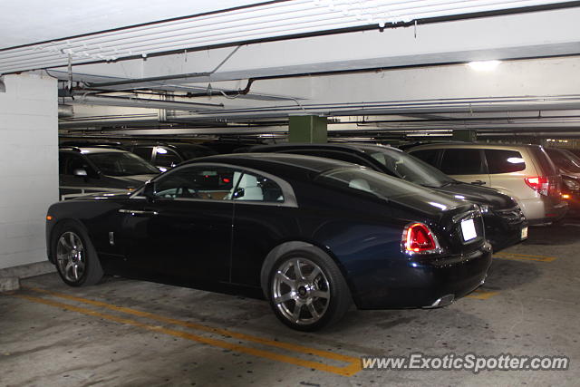 Rolls-Royce Wraith spotted in Houston, Texas