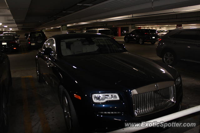 Rolls-Royce Wraith spotted in Houston, Texas