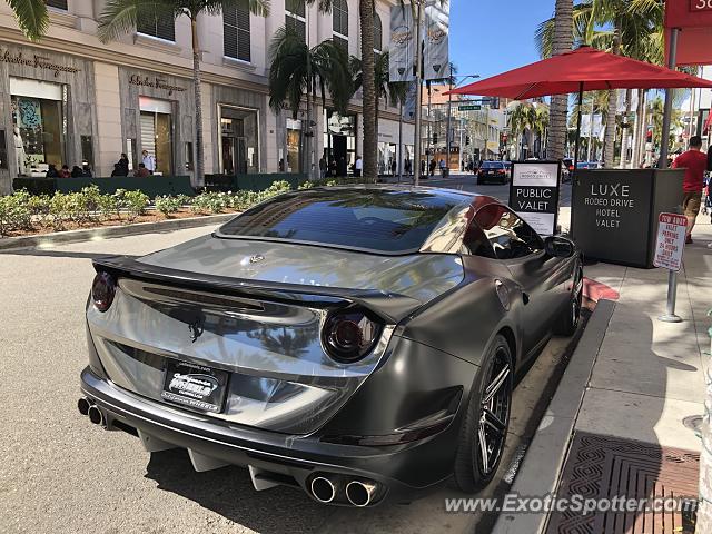 Ferrari California spotted in Beverly Hills, California