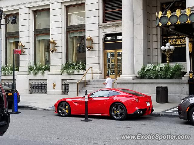 Ferrari F12 spotted in Manhattan, New York